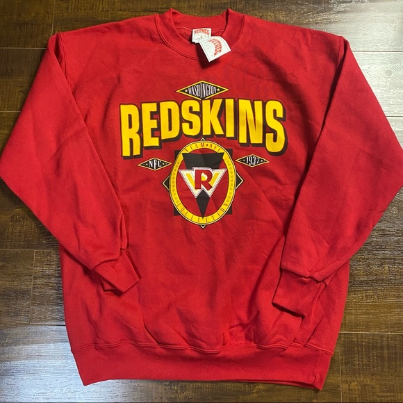 Vintage 90s DS Nutmeg Mills Redskins Crewneck - Picture 1 of 5